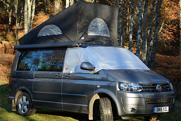 VW California with Cold Weather Protection.